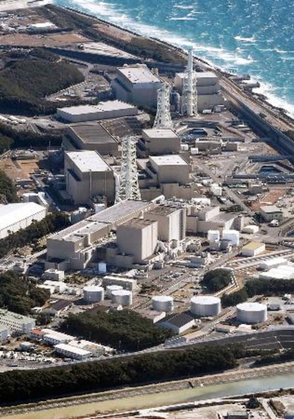 　中部電力浜岡原発＝１月、静岡県御前崎市