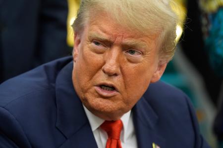 　トランプ米大統領＝６月、ワシントン（ＡＰ＝共同）