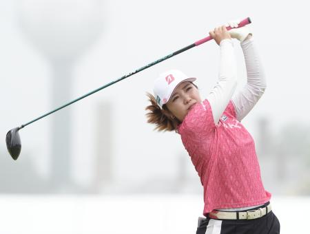 　最終ラウンド、通算１１アンダーで４位の古江彩佳＝シービュー（共同）