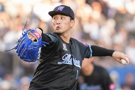 　オリックス戦に先発したロッテ・小島＝ＺＯＺＯマリン