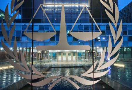 　オランダ・ハーグにある国際刑事裁判所＝２０２５年１２月（ＡＰ＝共同）