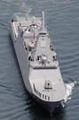 　海上自衛隊の最新鋭護衛艦ＦＦＭ「もがみ」＝２０２２年４月、長崎市