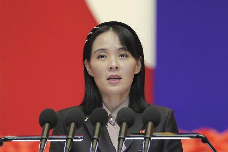 　金与正氏＝２０２２年８月（朝鮮通信＝共同）