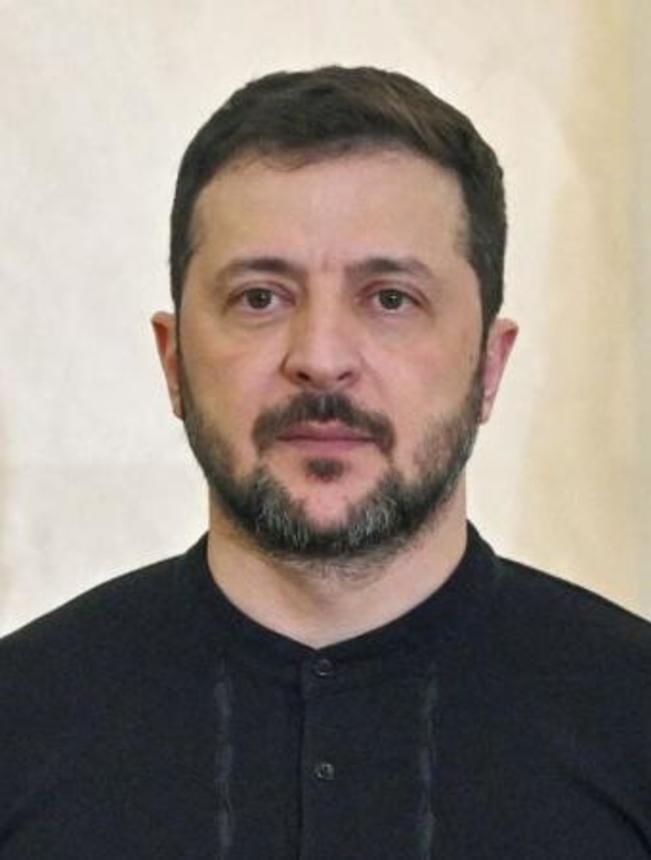 　ウクライナのゼレンスキー大統領（ゲッティ＝共同）