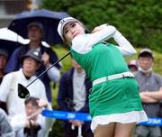 　第２日、通算２アンダーで５０位の桑木志帆＝軽井沢７２