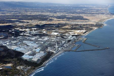 　東京電力福島第１原発＝２月