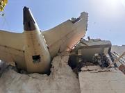 　墜落した旅客機の残骸＝１２日、インド・アーメダバード（ＣＩＳＦ提供・ＡＰ＝共同）