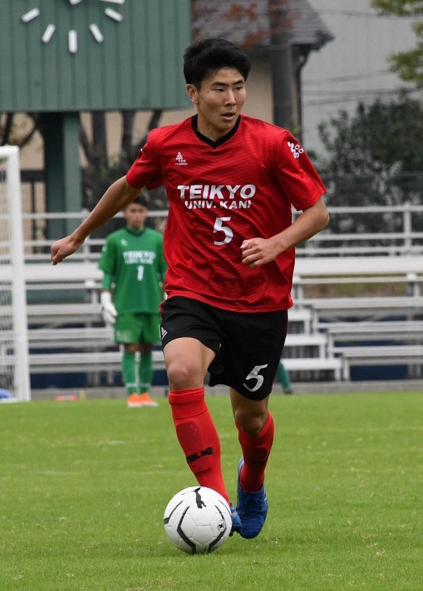 帝京大可児高時代の鈴木淳之介＝２０２０年１１月