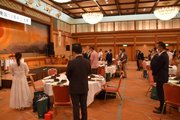 鶏への感謝などをささげた鶏ちゃん合衆国１０周年記念祭＝下呂市幸田、水明館