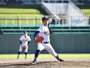コースを投げ分ける制球力が武器の大垣日大の五島