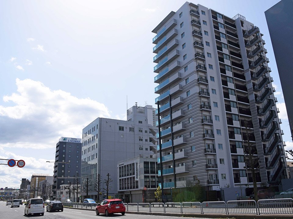 県内住宅地で２年連続最高価格地点の「岐阜市金町６－１７－１」付近。ＪＲ岐阜駅から徒歩圏内でアクセスは良好だ