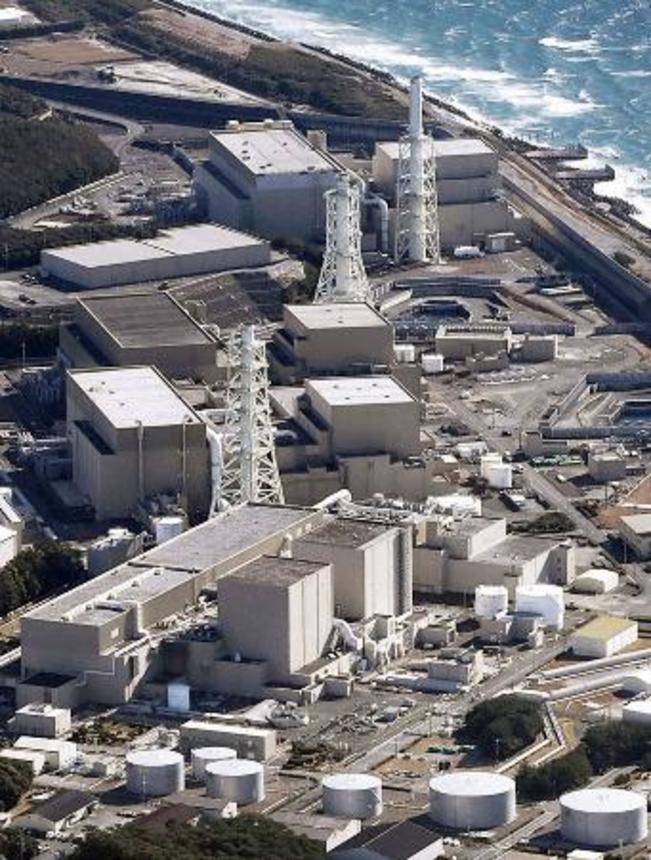　中部電力浜岡原発＝１月、静岡県御前崎市
