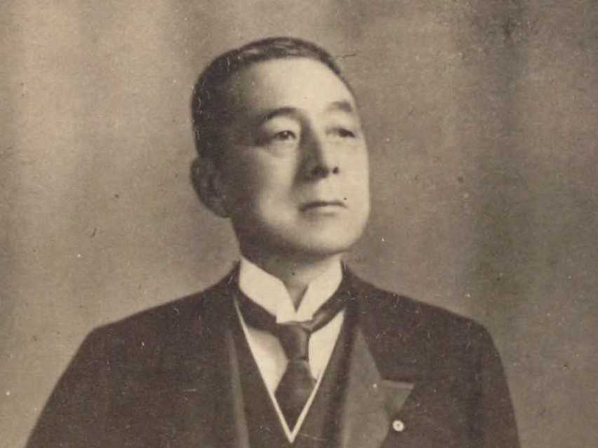 埼玉県吉見町に生まれた実業家・福沢桃介（国立国会図書館蔵）