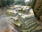 日本三大山城の一つである岩村城＝恵那市岩村町