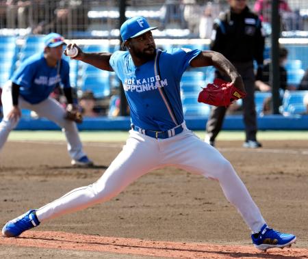 　４回１失点だった日本ハム先発のラオ＝静岡