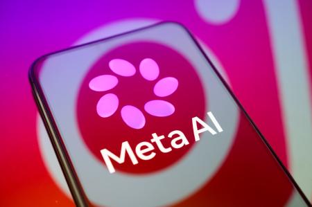 　メタの対話型生成ＡＩ「メタＡＩ」のロゴ