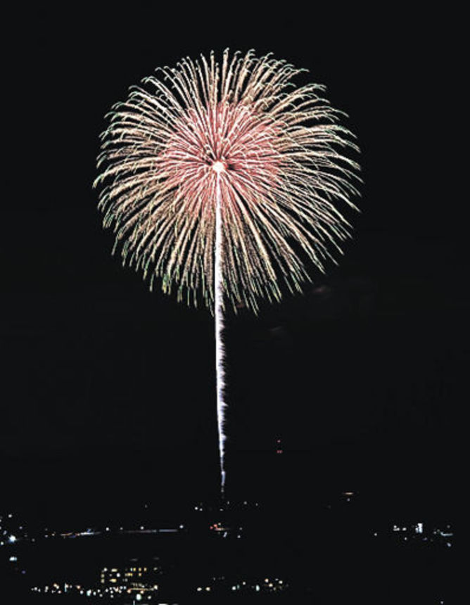 昨年の美濃市民花火大会