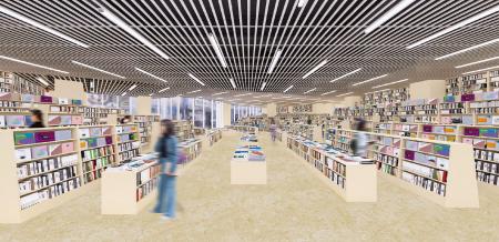 　三省堂書店神田神保町本店の店内イメージ