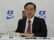 ２０２３年の目玉企画などを発表する金子慎社長＝名古屋市、ＪＲ東海本社