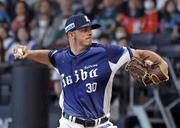 　日本ハム戦に先発した西武のワイナンス＝エスコンフィールド