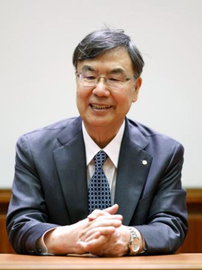 　ノーベル生理学・医学賞の坂口志文・大阪大特任教授＝２０２５年１２月、ストックホルム（共同）