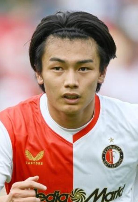 　フェイエノールトの上田綺世（ゲッティ＝共同）