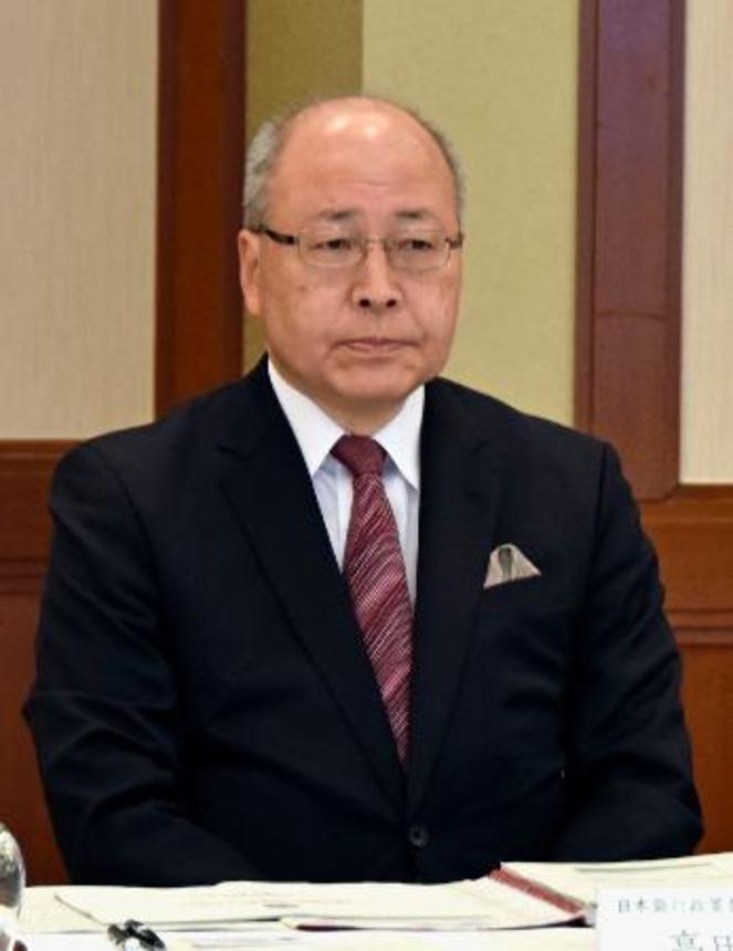 　講演に臨む日銀の高田創審議委員＝２６日午前、京都市