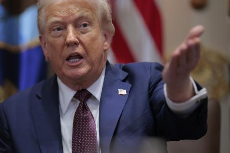 　トランプ米大統領＝８月、ホワイトハウス（ゲッティ＝共同）