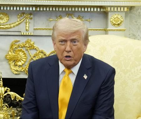 　トランプ米大統領＝３月１９日、ワシントン
