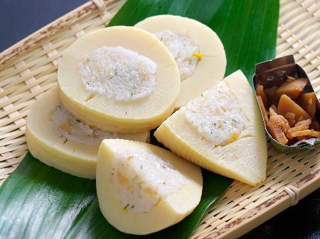 　日本ギフト大賞に決まった「京料理・寿司　うお寿」の「竹の子姿ずし」