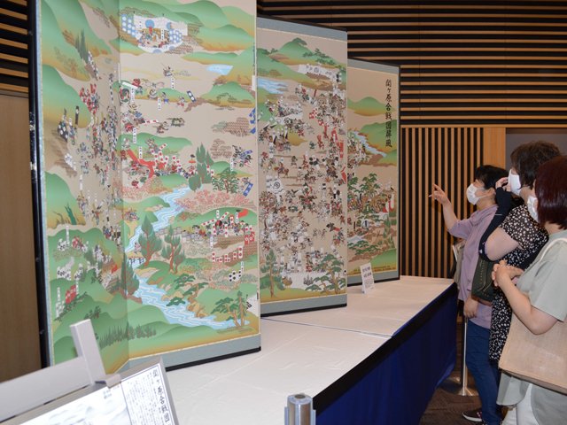 石田三成をテーマにした展示会場＝不破郡関ケ原町関ケ原、岐阜関ケ原古戦場記念館