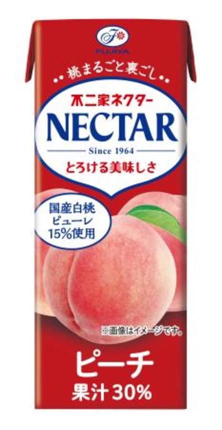 　不二家の「ネクターピーチ（２００ｍｌ紙パック）」
