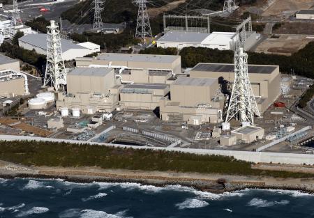 　中部電力浜岡原発＝１月、静岡県御前崎市