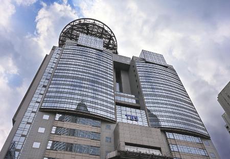 　ＴＢＳ本社＝４月、東京都港区
