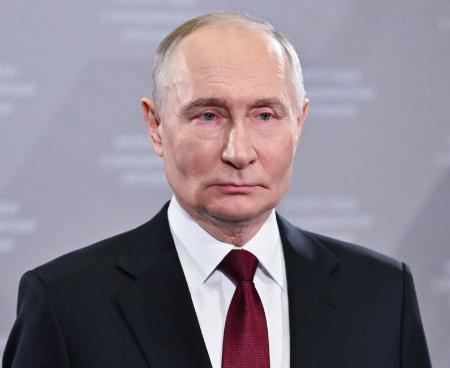 　ロシアのプーチン大統領（タス＝共同）