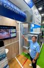 　新晃工業の体育館向け空調機器「そよ風アリーナ」