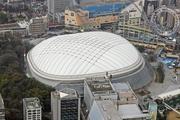 　東京ドーム＝２０２５年３月（共同通信社ヘリから）