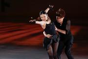 　アイスショー「ＴＨＥ　ＤＥＳＴＩＮＹ」のリハーサルで演技する吉田唄菜（左）、森田真沙也組＝３０日、東京辰巳アイスアリーナ