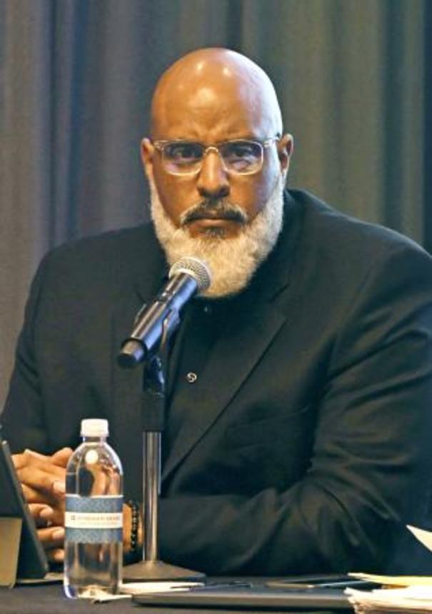 　米大リーグ選手会のクラーク専務理事（共同）