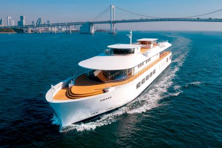 　日本郵船が東京湾クルーズに導入する新型船「ＡＭＡＮＥ」のイメージ
