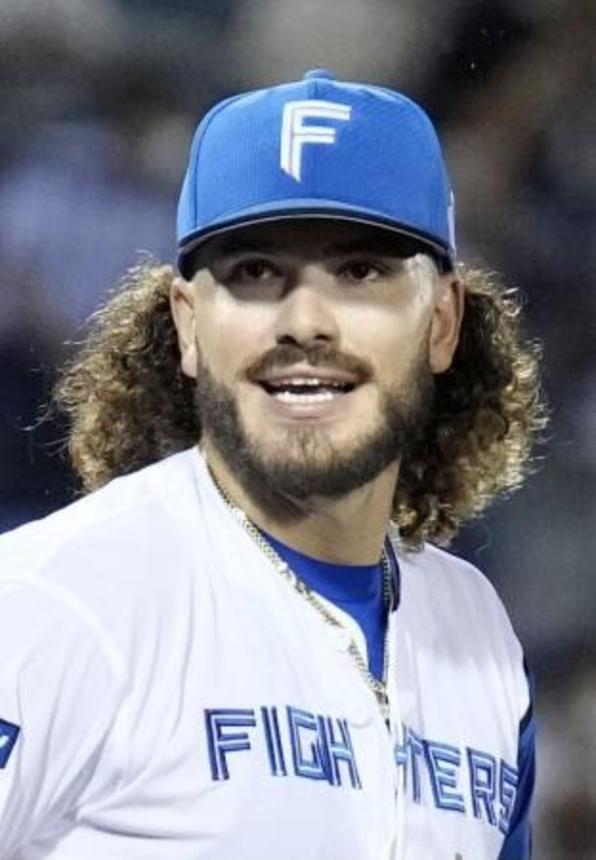 　プロ野球日本ハム時代のポンセ＝２０２２年