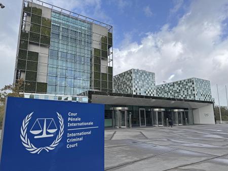 　オランダ西部ハーグにある国際刑事裁判所＝２０２５年９月（共同）