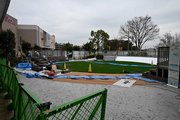 整備が進められている「ソラザパーク」＝各務原市那加萱場町、イオンモール各務原