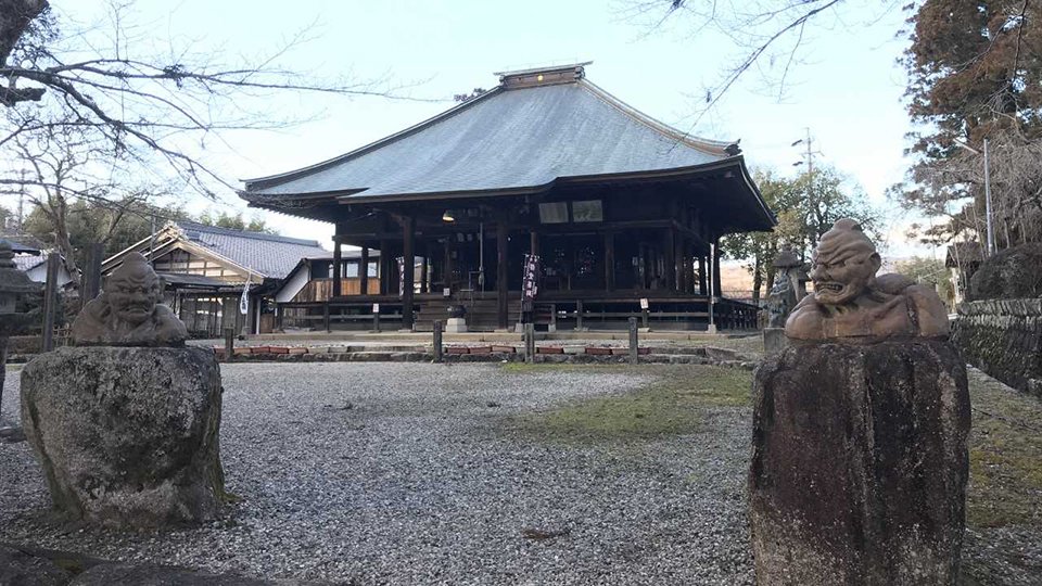 新作能「桜堂」の舞台とした桜堂薬師＝瑞浪市土岐町（筆者撮影）