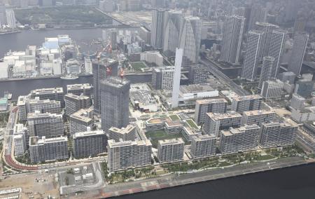 　東京・晴海のマンション群