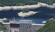 　貯水率が低下している高知県の早明浦ダム＝１９日