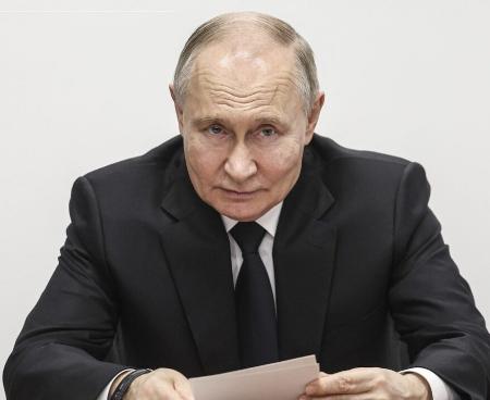 　ロシアのプーチン大統領（タス＝共同）