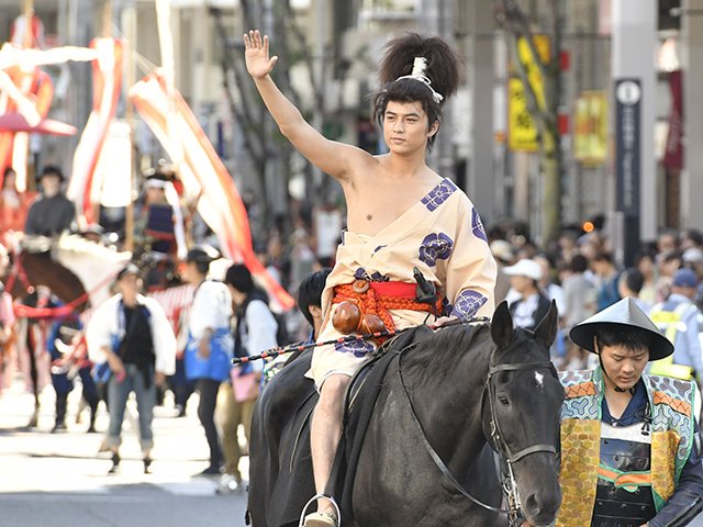 ２０１８年１０月に開催されたぎふ信長まつり