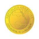 　サッカーの２０２６年Ｗ杯公式記念コインの２５ペソ金貨