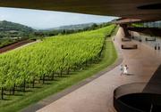 　ワイナリー「アンティノリ」の建物とブドウ畑＝イタリア・フィレンツェ近郊（Ｍａｒｃｈｅｓｉ　Ａｎｔｉｎｏｒｉ　Ｐｒｅｓｓ提供、ロイター＝共同）